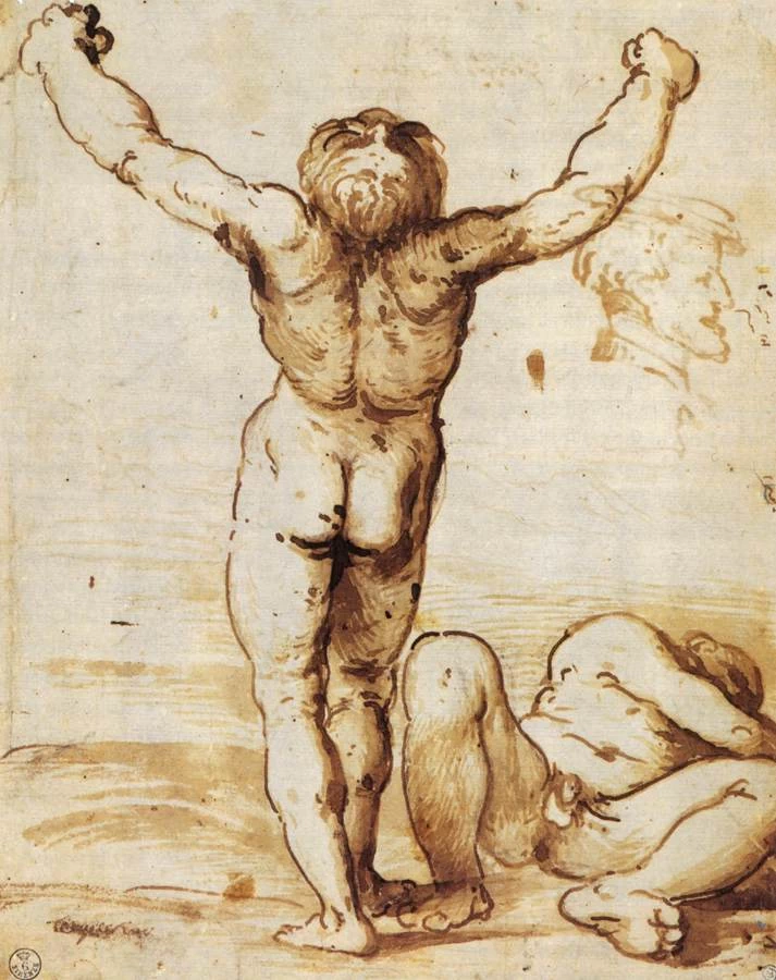Il Romanino-211-Nudi-Galleria degli Uffizi, Florence